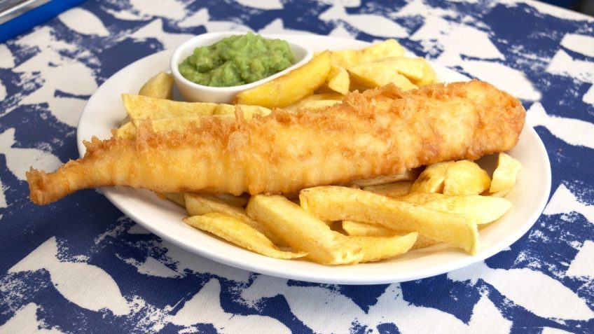 fish and potatoes